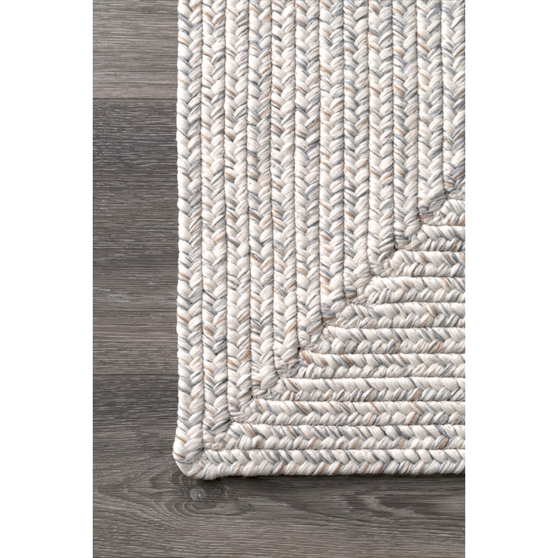 Brambly Cottage Hand Braided Ivory Rug & Reviews Wayfair.co.uk